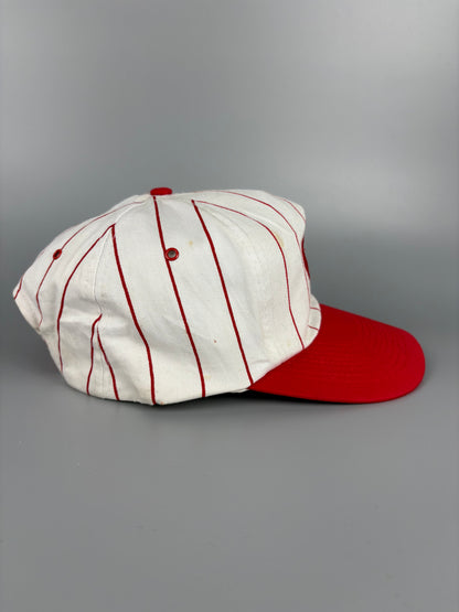 Vintage Cincinnati Reds Stripe Baseball Cap