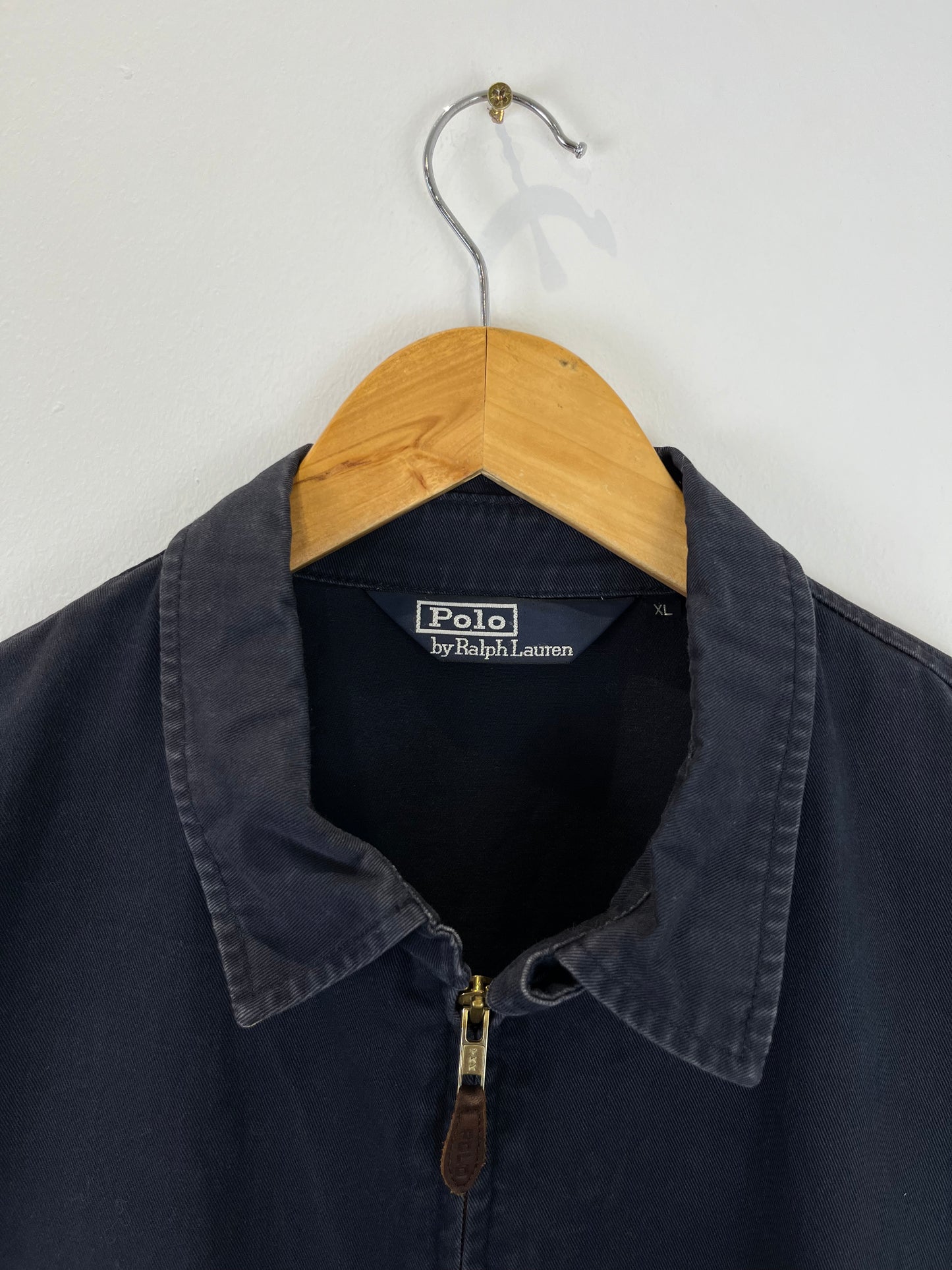 Vintage Ralph Lauren Navy Blue Harrington Jacket (XL)