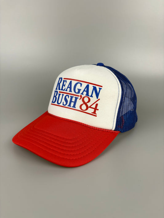 Vintage 1984 Presidential Election Trucker Hat