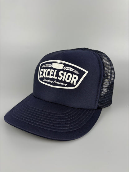 Vintage American Navy Blue Trucker Hat