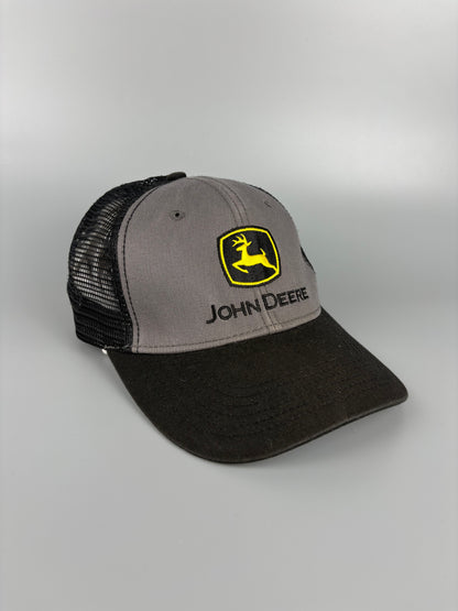 Vintage John Deere Hunting Grey Trucker Hat