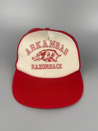 Vintage Razorbacks Red Trucker Hat