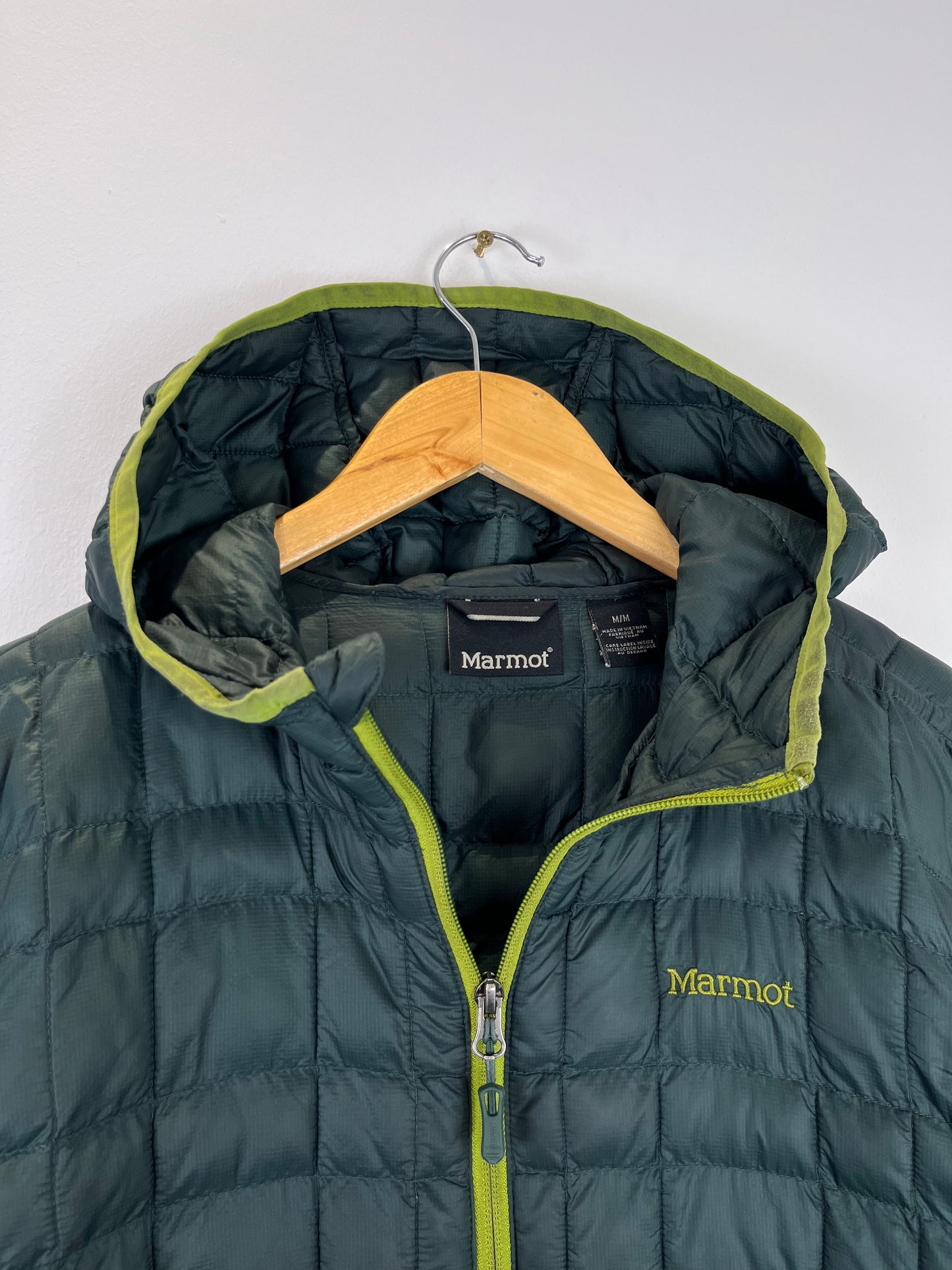 Vintage Marmot Outdoors Dark Green Puffer Jacket (M)