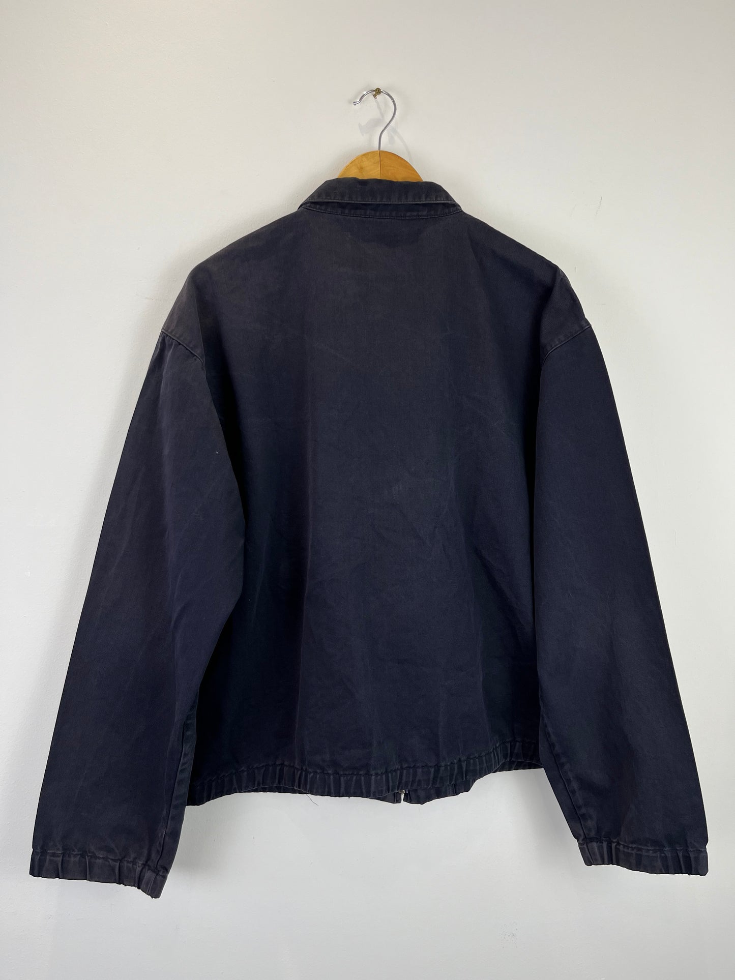 Vintage Ralph Lauren Navy Blue Harrington Jacket (L)