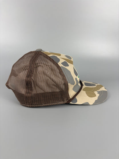 Vintage Duck Camo Trucker Hat