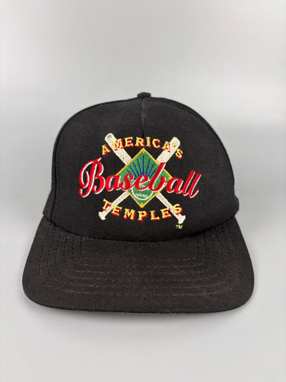 Vintage American Baseball Black Trucker Hat