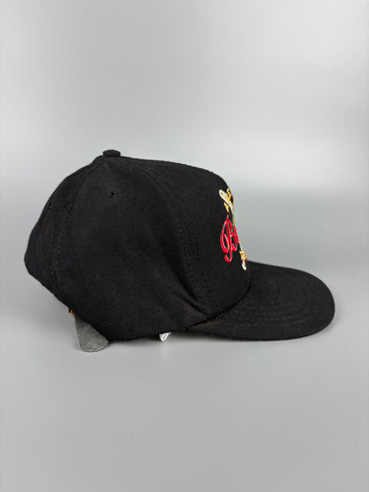 Vintage American Baseball Black Trucker Hat
