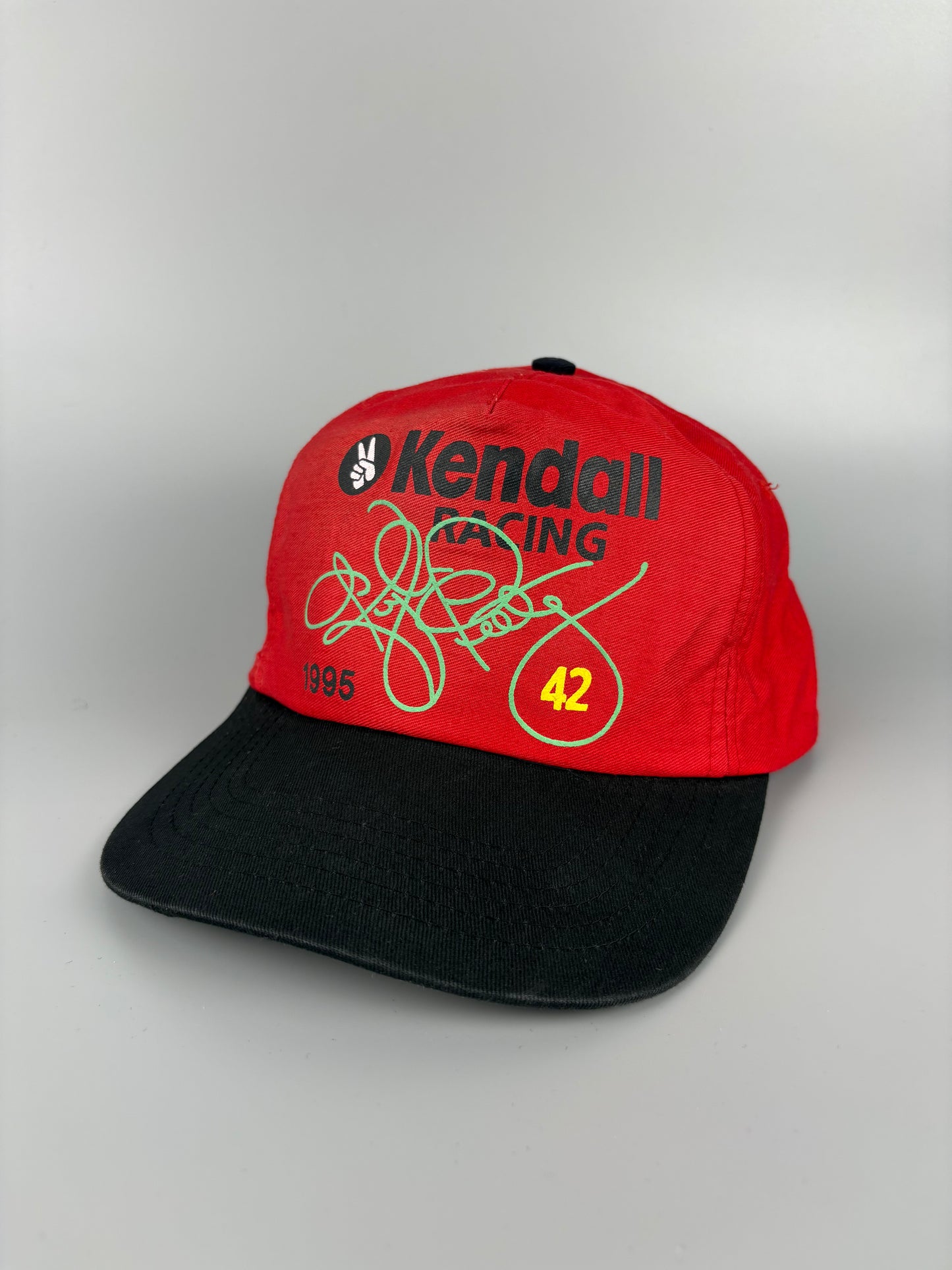 Vintage 1995 Kendall Racing Trucker Hat