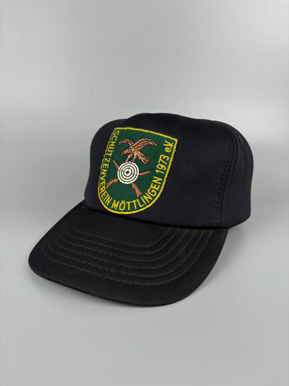 Vintage Gun Range Black Trucker Hat