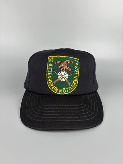 Vintage Gun Range Black Trucker Hat