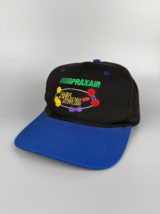 Vintage Praxair Racing Black Baseball Cap