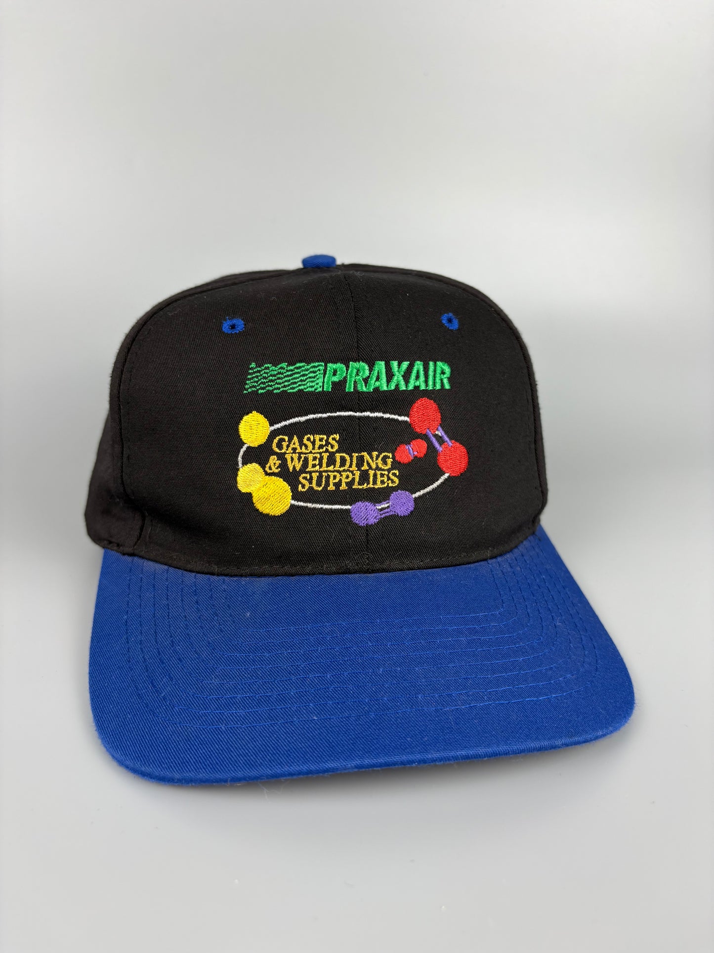 Vintage Praxair Racing Black Baseball Cap