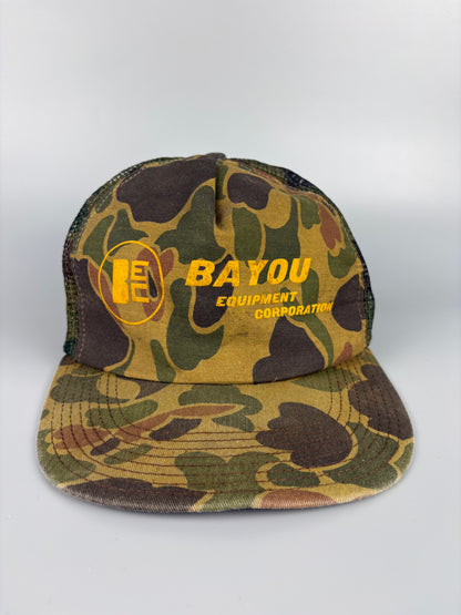 Vintage Workwear Camo Trucker Hat