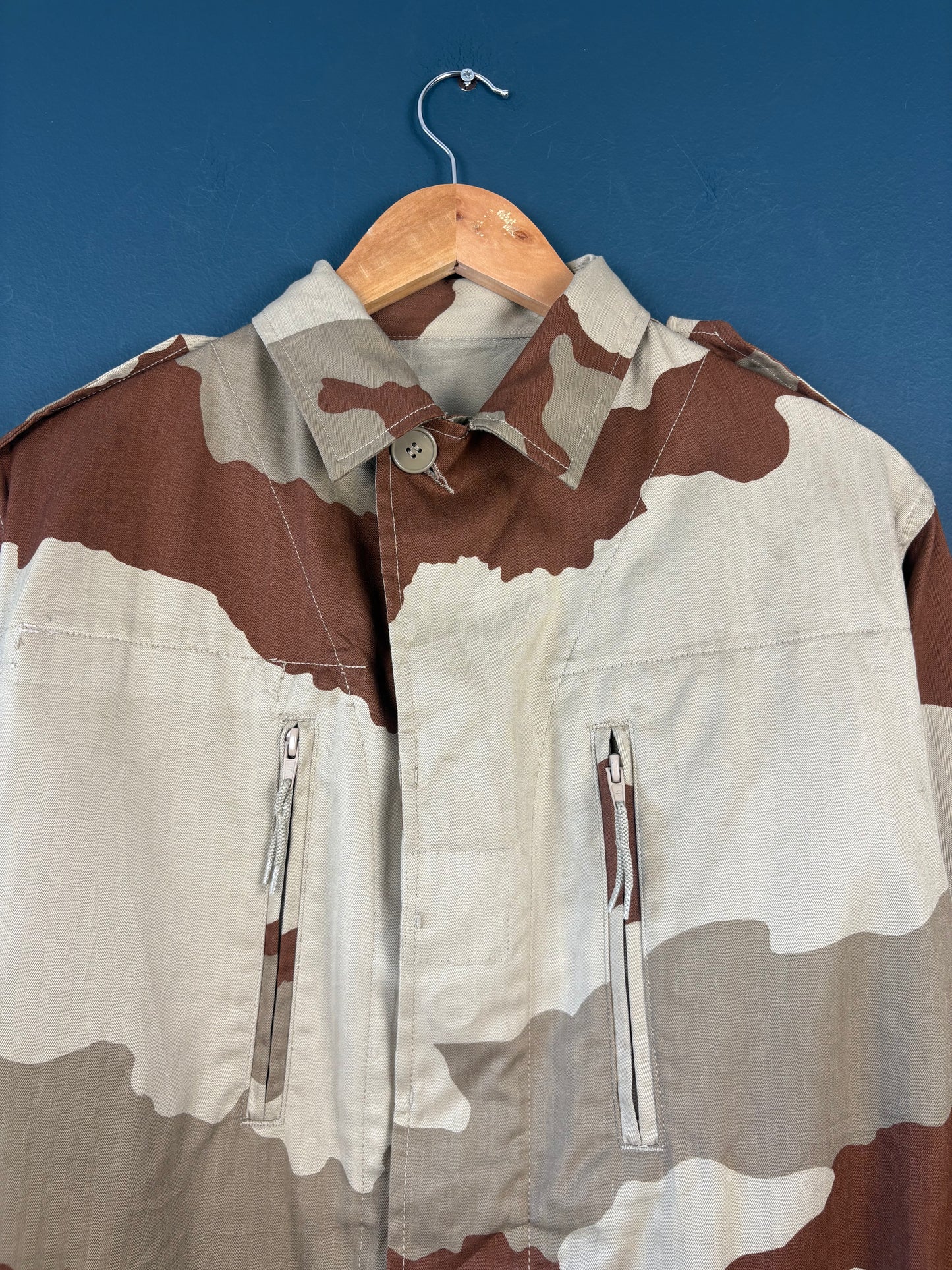 Vintage 90s French Army F2 Camouflage Field Jacket (M)