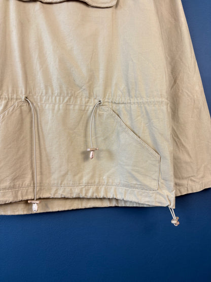Vintage 90s Active Wear Cotton Pullover Smock Jacket (M)
