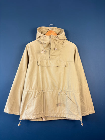Vintage 90s Active Wear Cotton Pullover Smock Jacket (M)