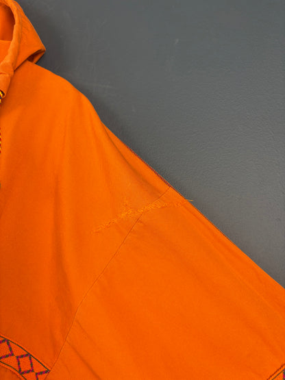 Vintage 80s South American Aztec Orange Smock Jacket (L)