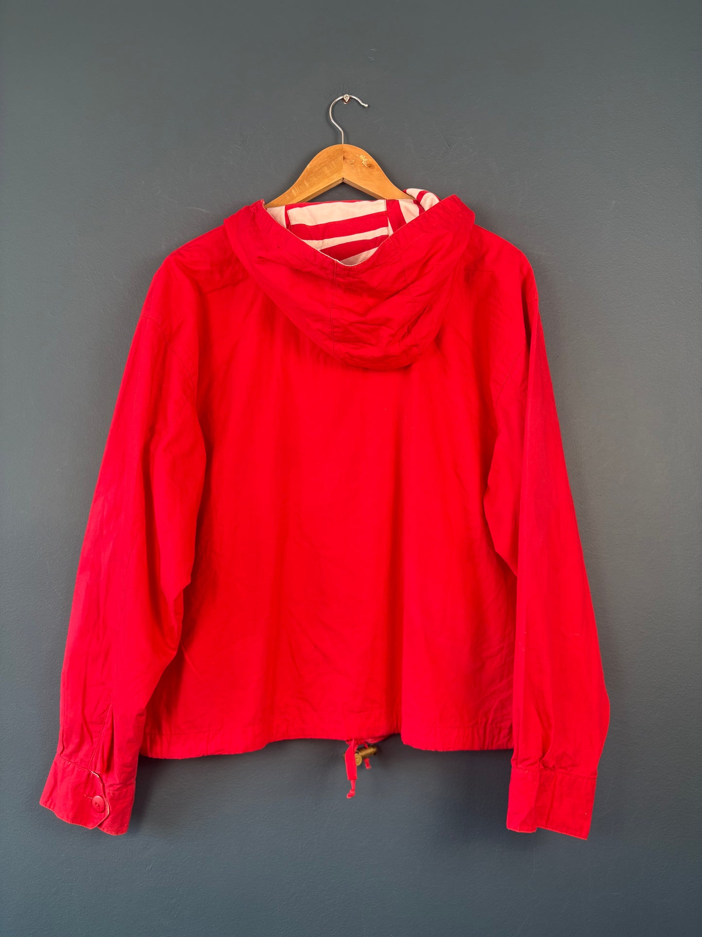 Vintage 90s US Marine Martime Red Zip Up Smock Jacket (M)