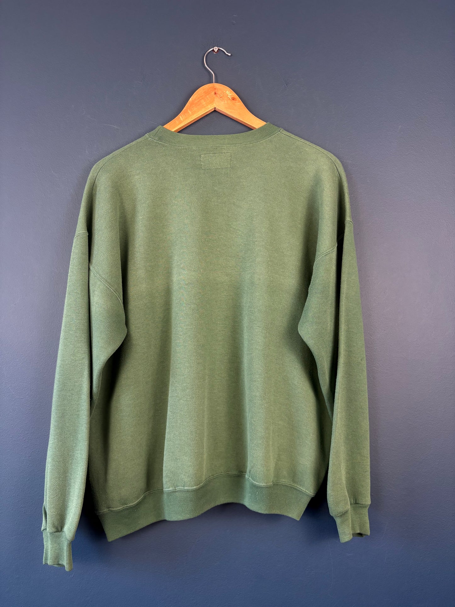 Vintage 90s Levi's Graphic Green Sweatshirt (M)