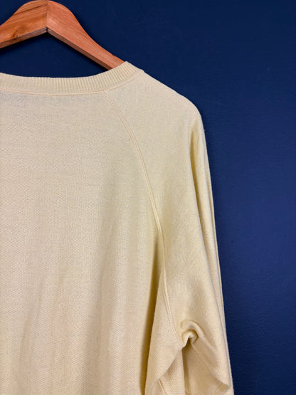 Vintage 90s New York Bronx Henley Graphic Sweatshirt (L)