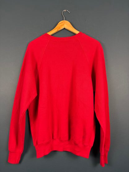 Vintage 90s Rapid Rivers Lee Henley Graphic Sweatshirt (L)