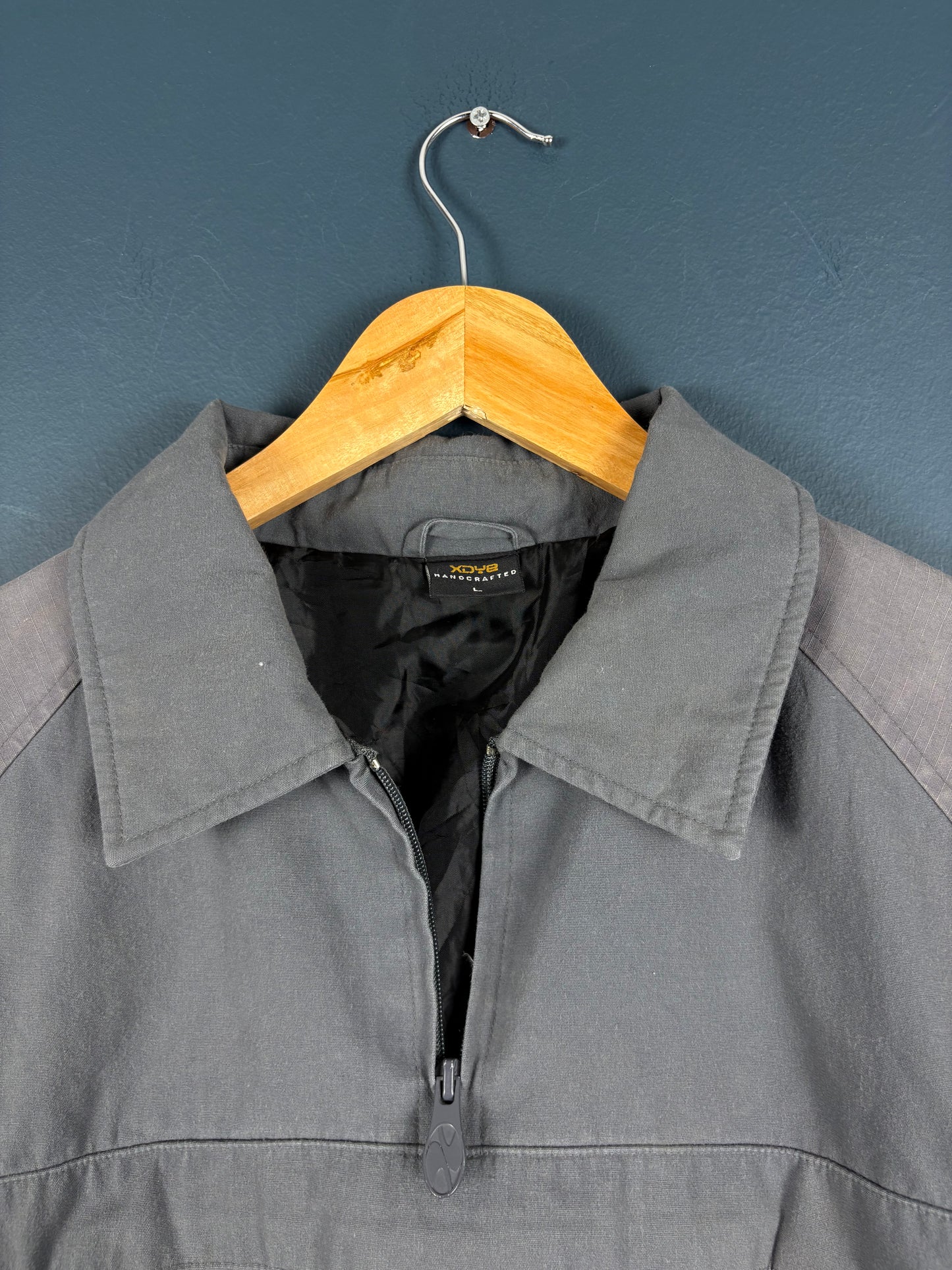 Vintage 90s Quarter Zip Pullover Workwear Jacket (L)