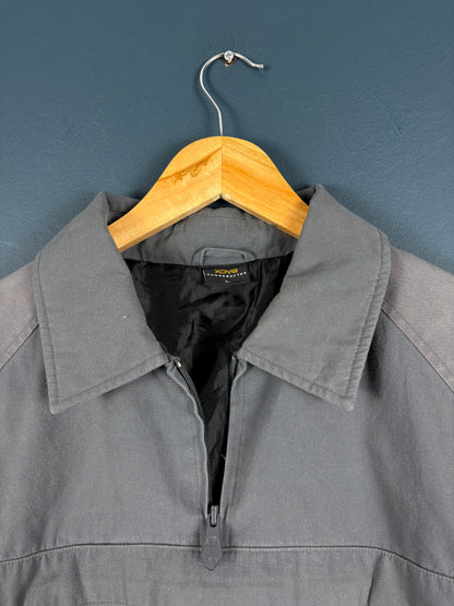 Vintage 90s Quarter Zip Pullover Workwear Jacket (L)