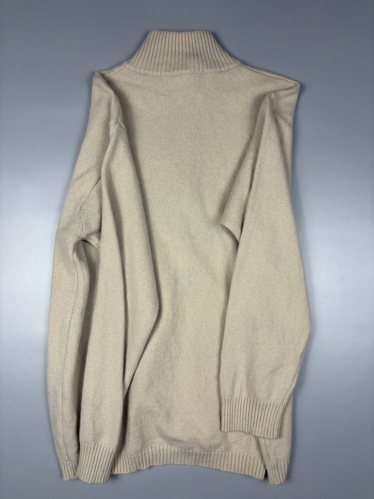 Vintage Marlboro Classics Lana Wool Quarter Zip Jumper (XL)