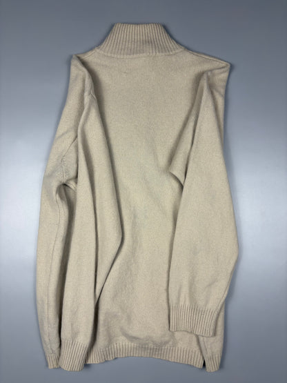 Vintage Marlboro Classics Lana Wool Quarter Zip Jumper (XL)