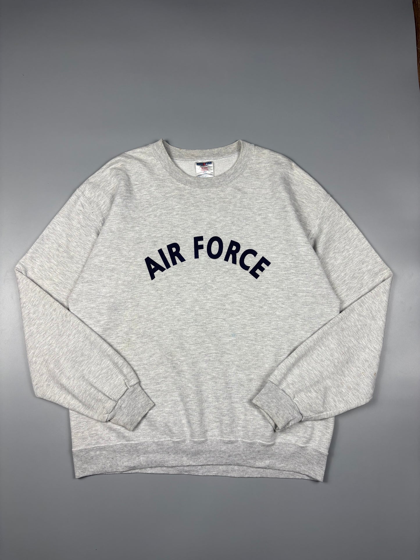 Vintage 1990s US Air Force Heather Grey Sweatshirt (XL)