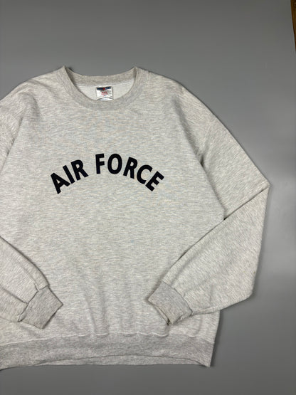 Vintage 1990s US Air Force Heather Grey Sweatshirt (XL)