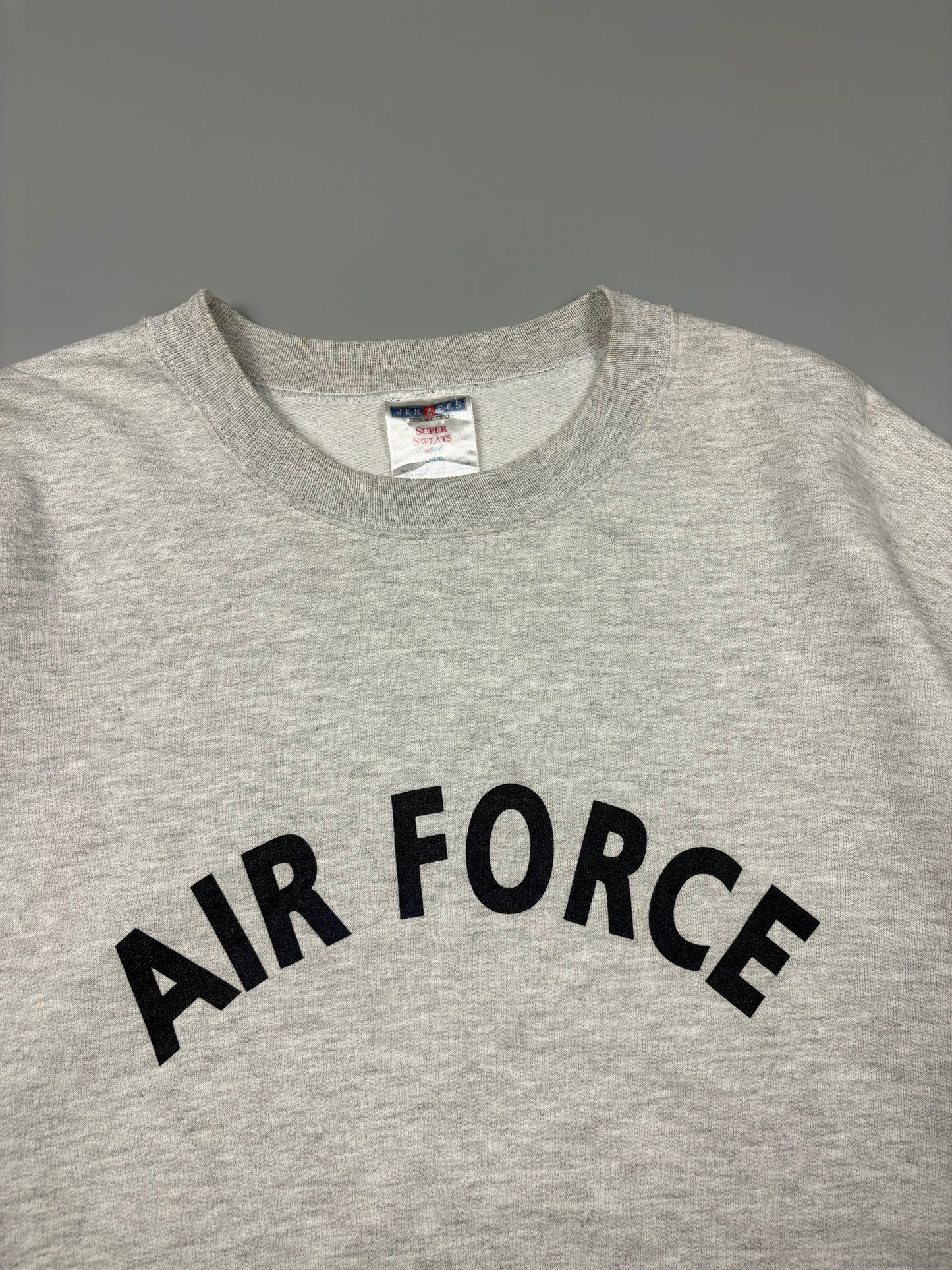 Vintage 1990s US Air Force Heather Grey Sweatshirt (XL)