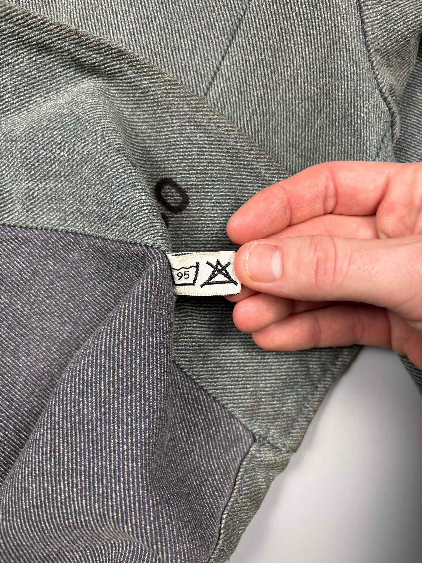 Vintage 1960s Swiss Army 'Salt n Pepper' Chore Jacket (M)