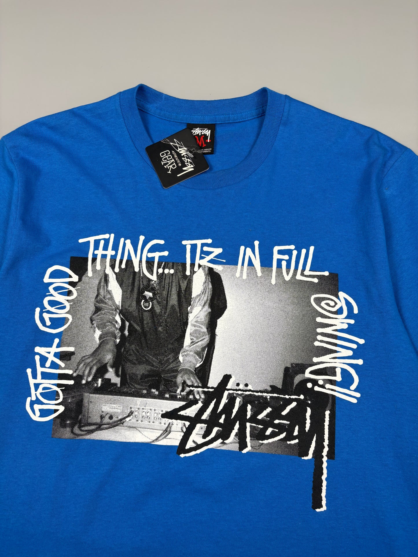 Stussy Full Swing Blue T-shirt (M)