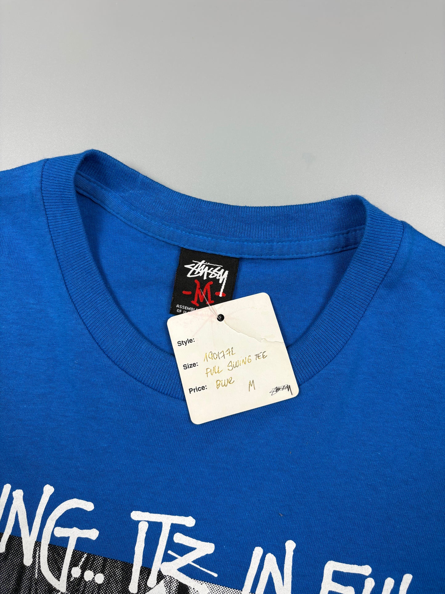 Stussy Full Swing Blue T-shirt (M)