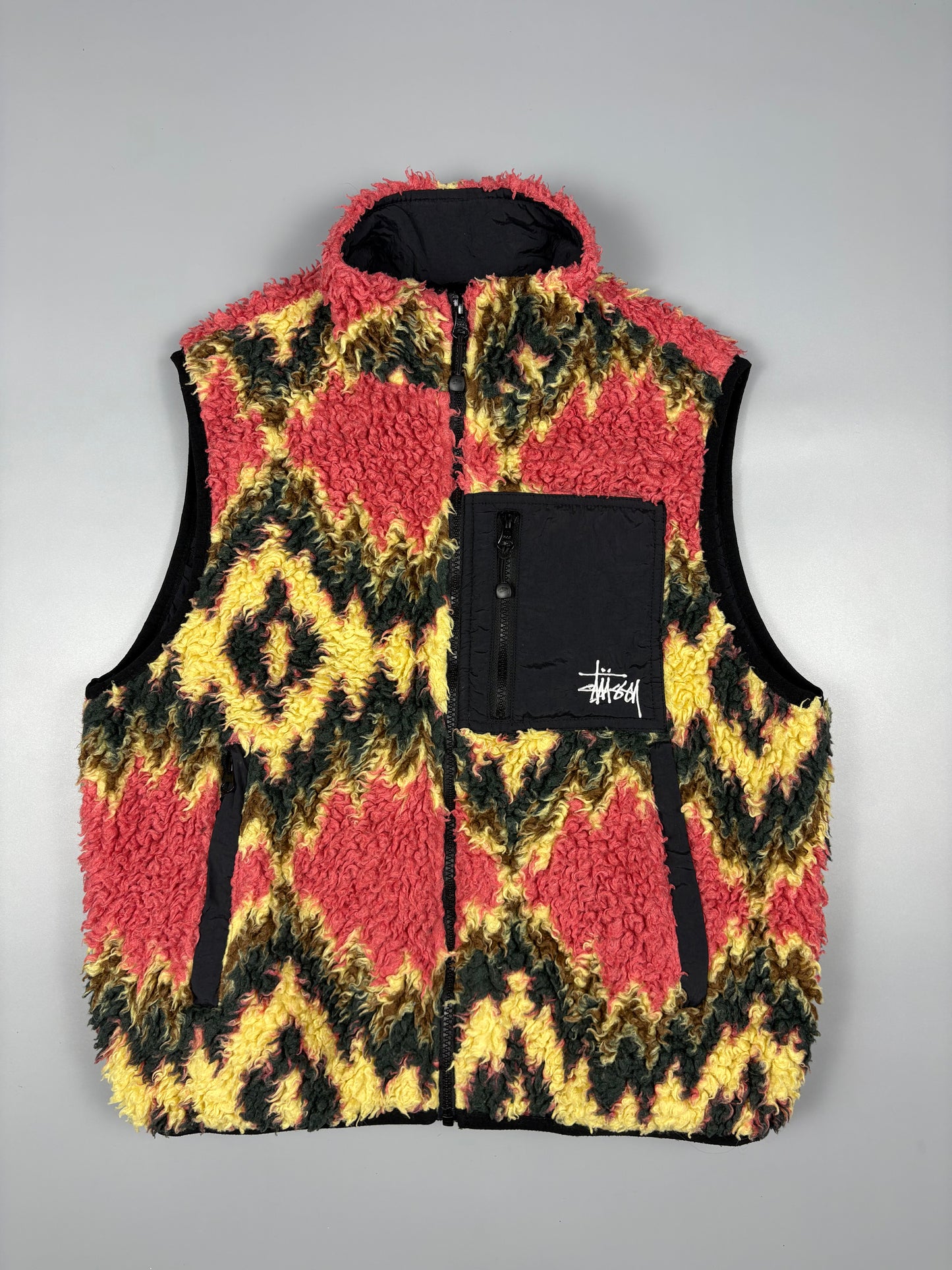 Stussy Filmore Sherpa Vest (S)