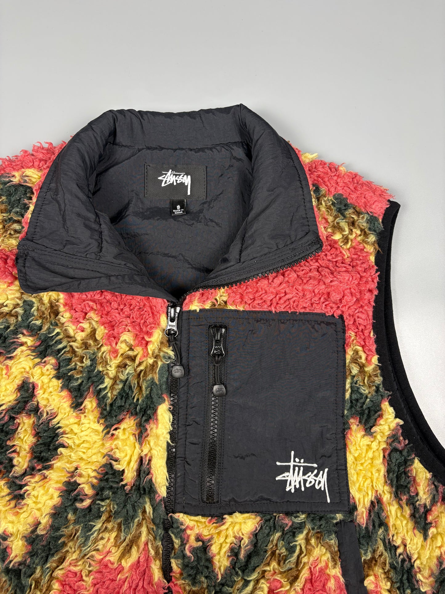 Stussy Filmore Sherpa Vest (S)