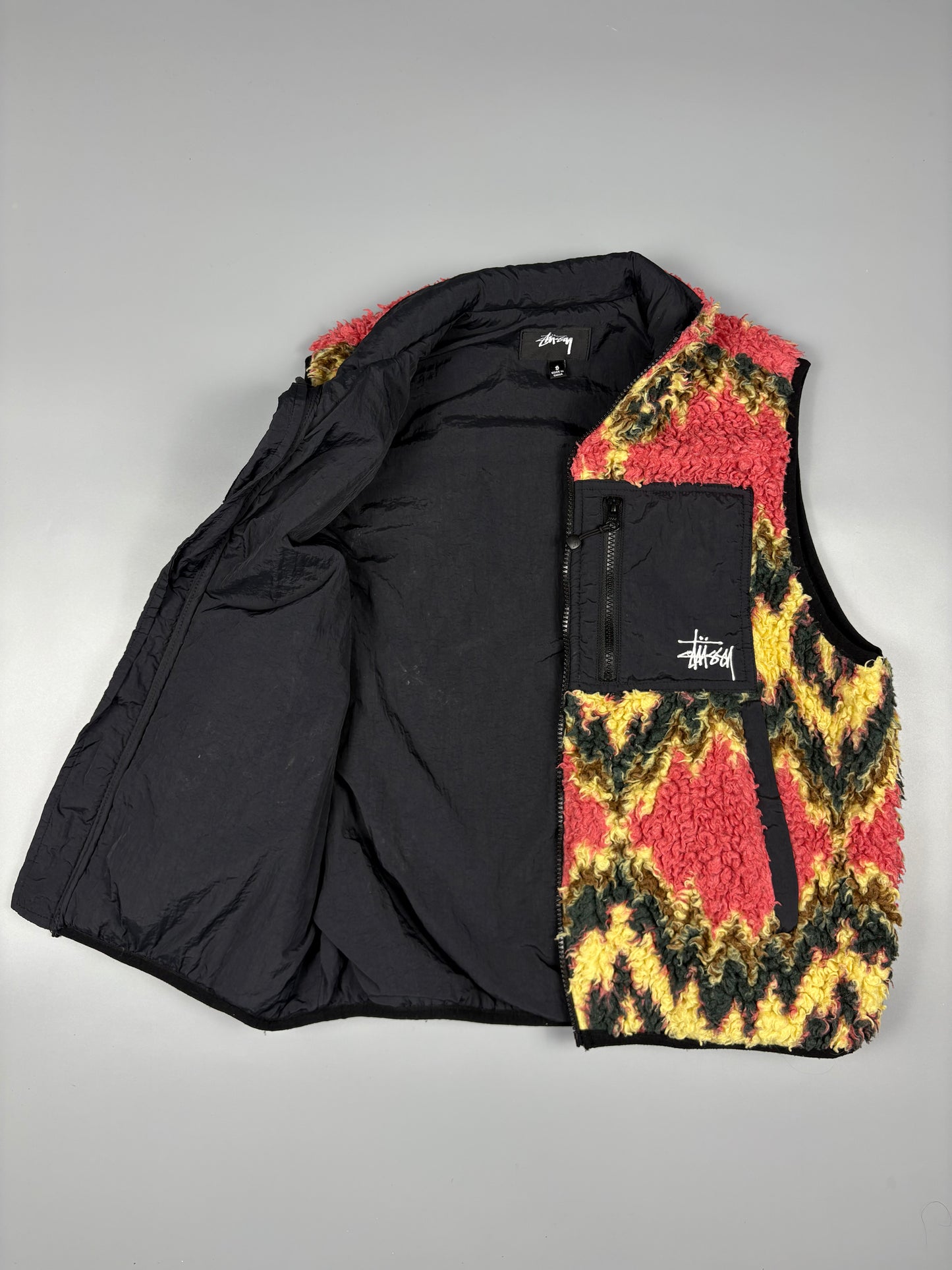 Stussy Filmore Sherpa Vest (S)