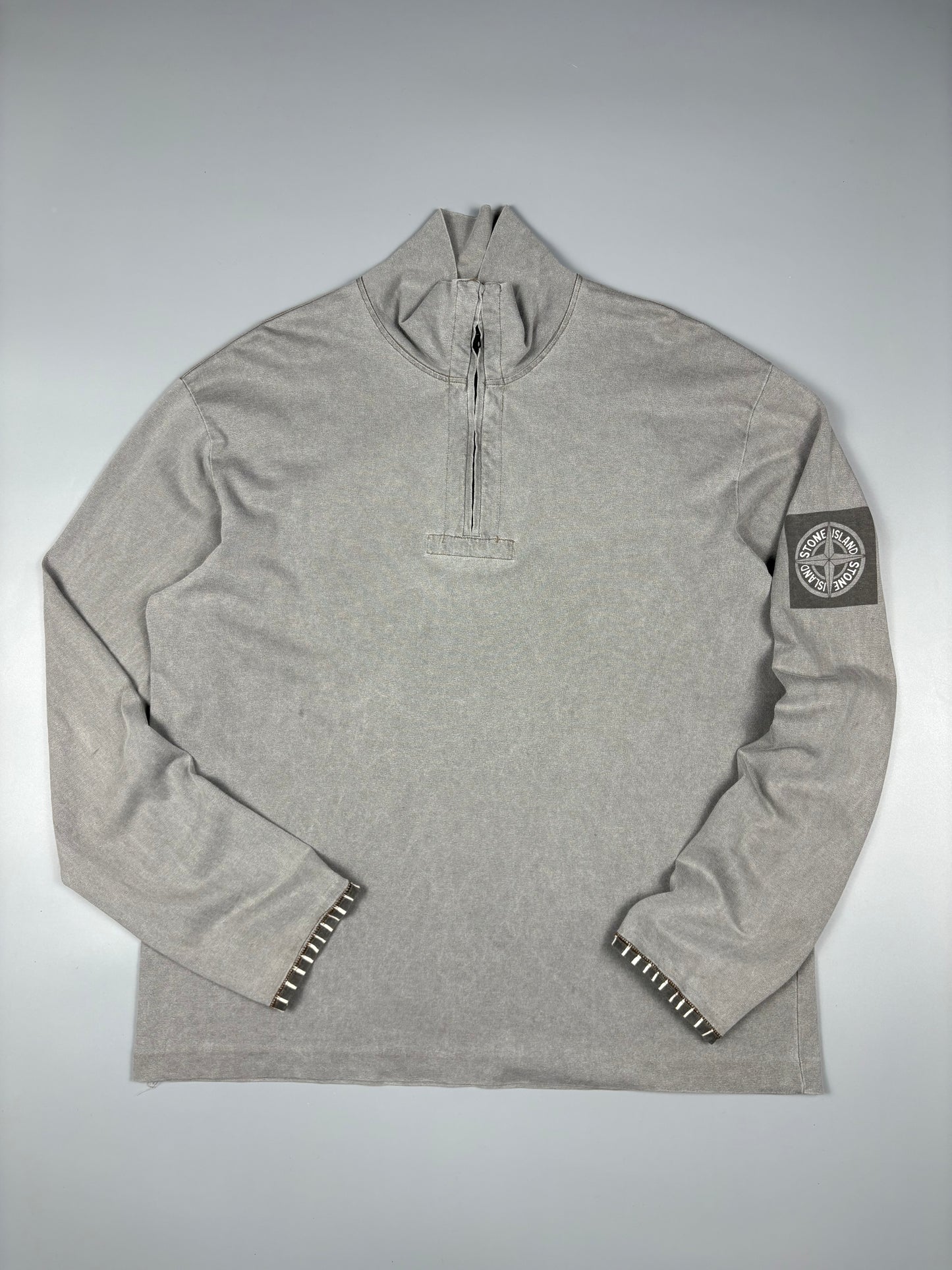 Stone Island 2002 Compass Quarter Zip Pullover (XL)