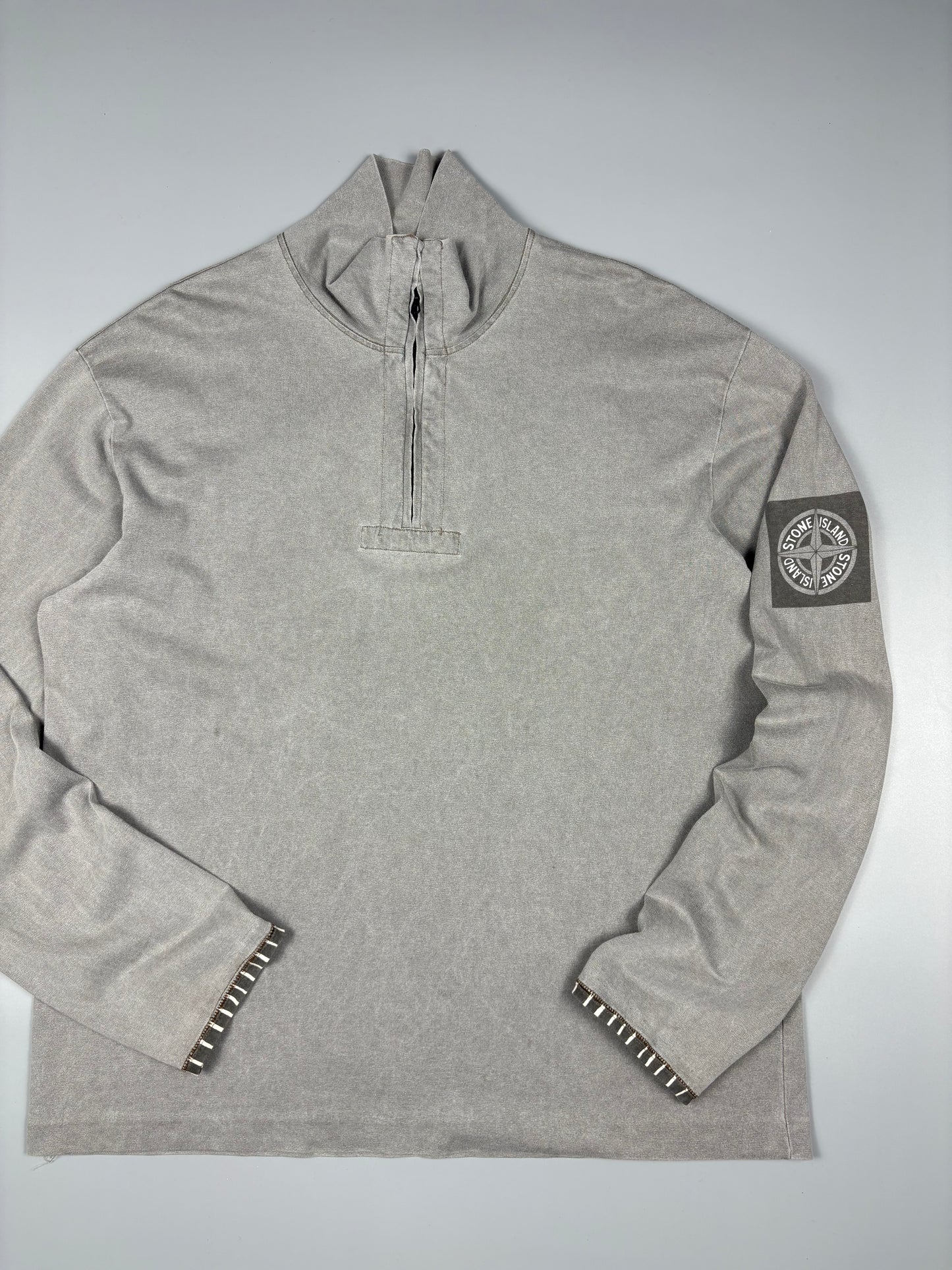 Stone Island 2002 Compass Quarter Zip Pullover (XL)