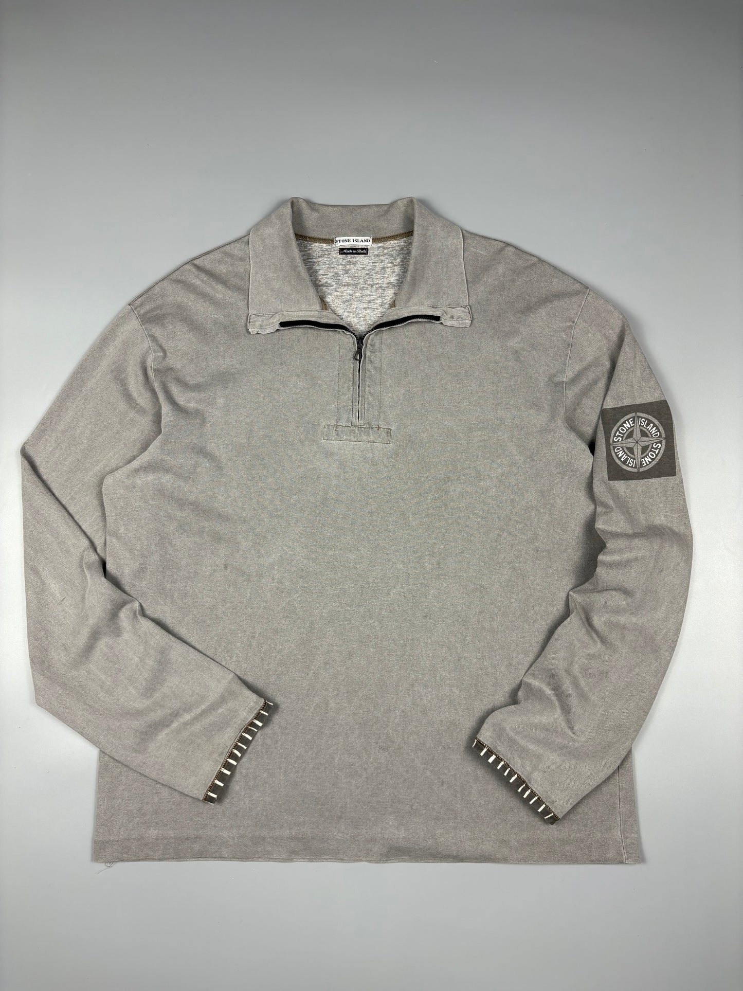 Stone Island 2002 Compass Quarter Zip Pullover (XL)