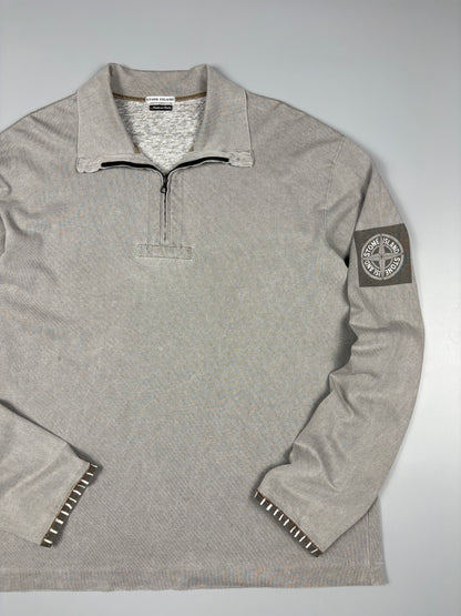 Stone Island 2002 Compass Quarter Zip Pullover (XL)