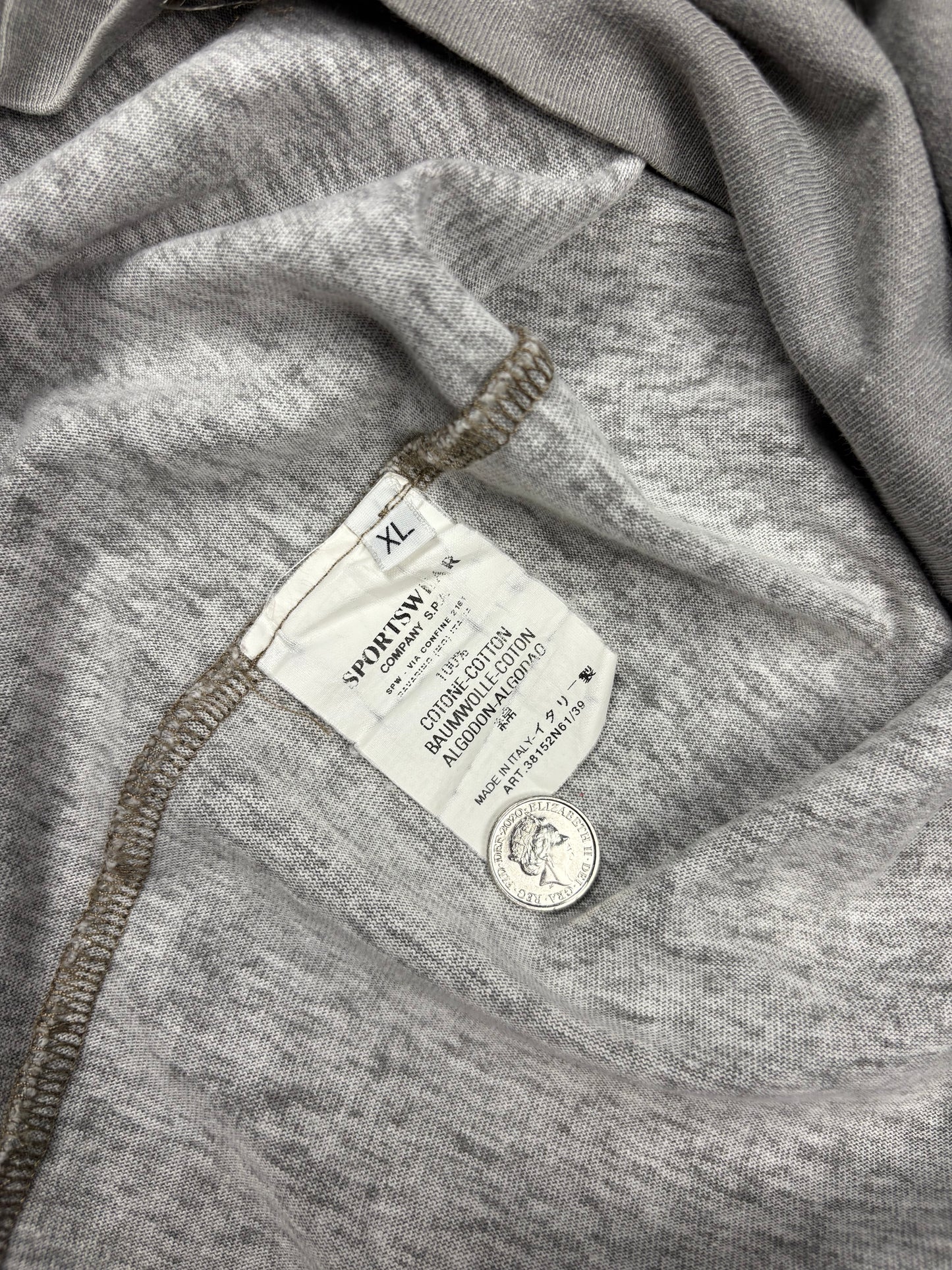 Stone Island 2002 Compass Quarter Zip Pullover (XL)