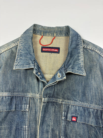 Quiksilver 2000s Dark Denim Jacket (L)