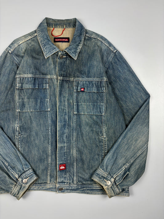 Quiksilver 2000s Dark Denim Jacket (L)