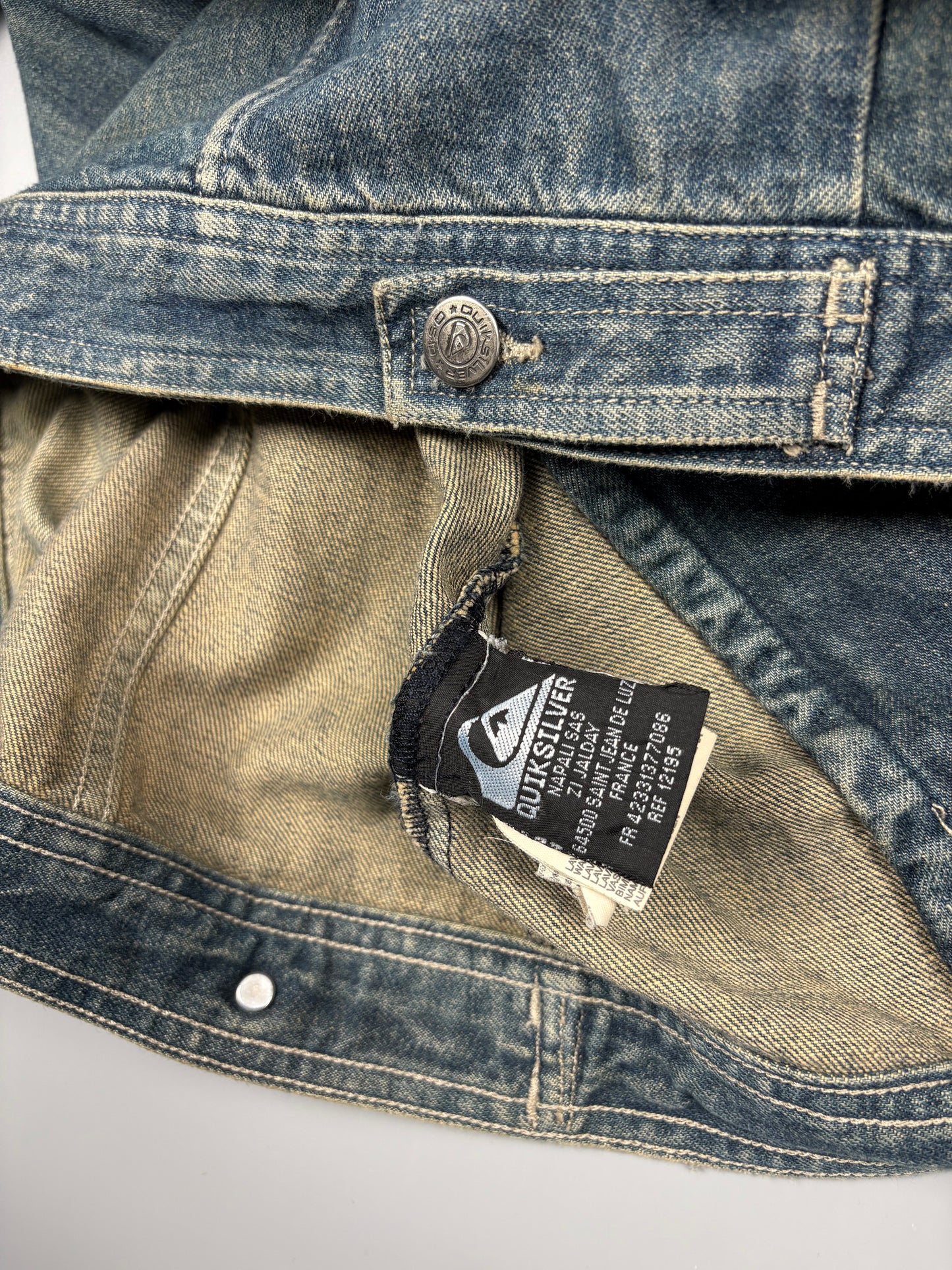 Quiksilver 2000s Dark Denim Jacket (L)