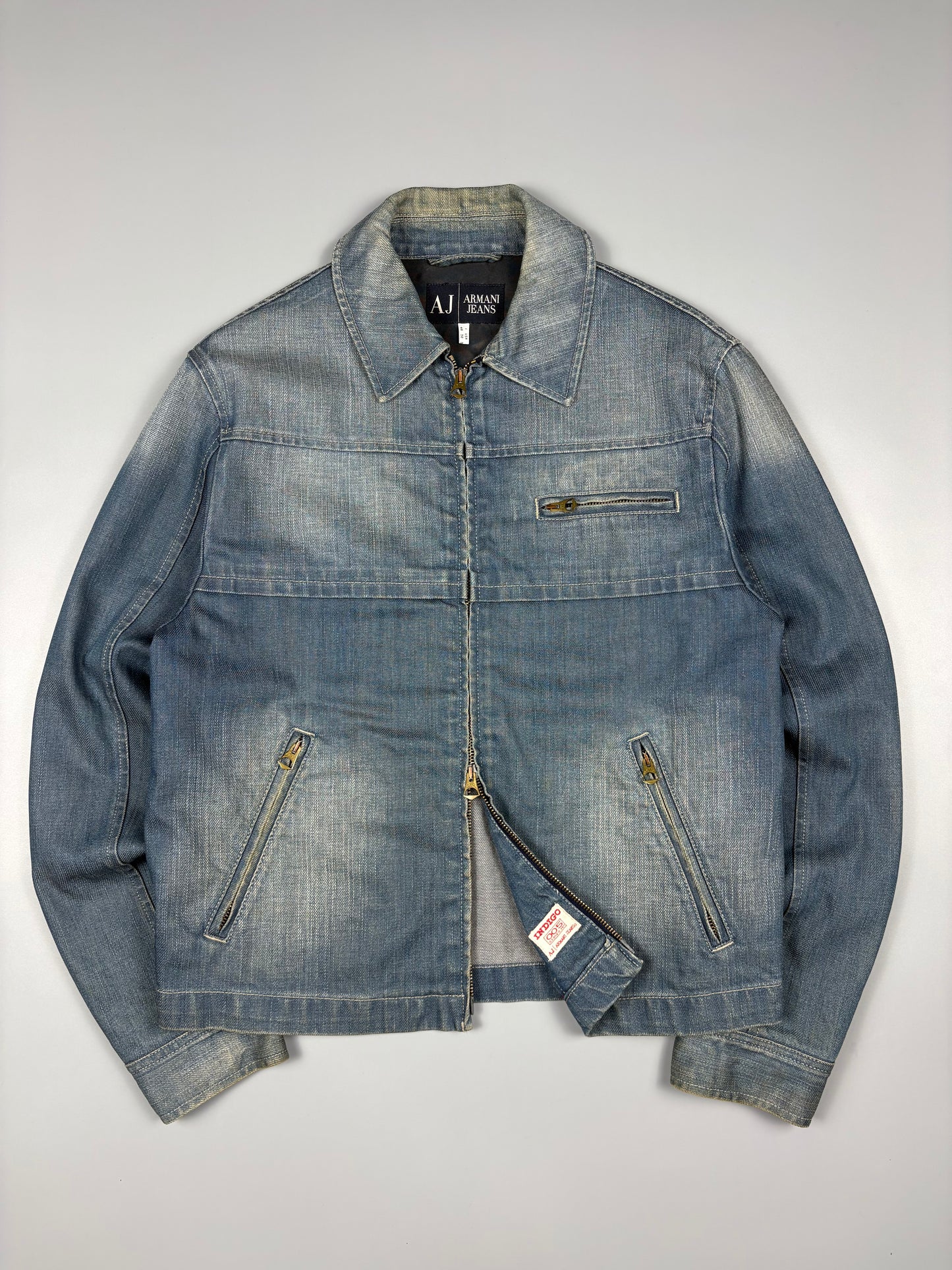 Armani Jeans 2000s Indigo Denim Jacket (S)