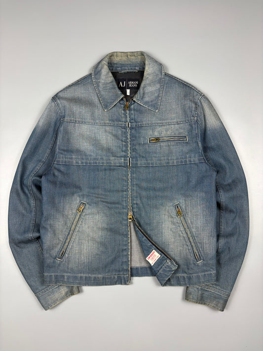 Armani Jeans 2000s Indigo Denim Jacket (S)