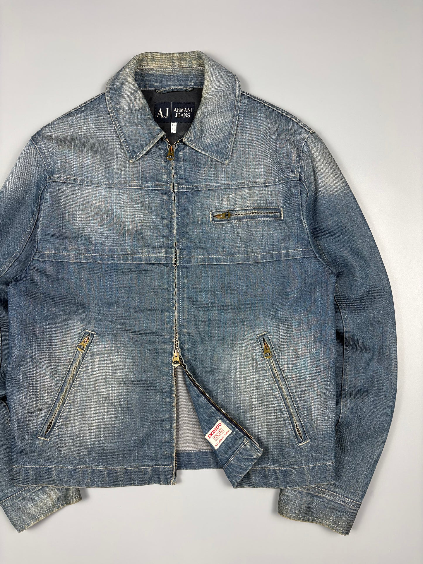 Armani Jeans 2000s Indigo Denim Jacket (S)