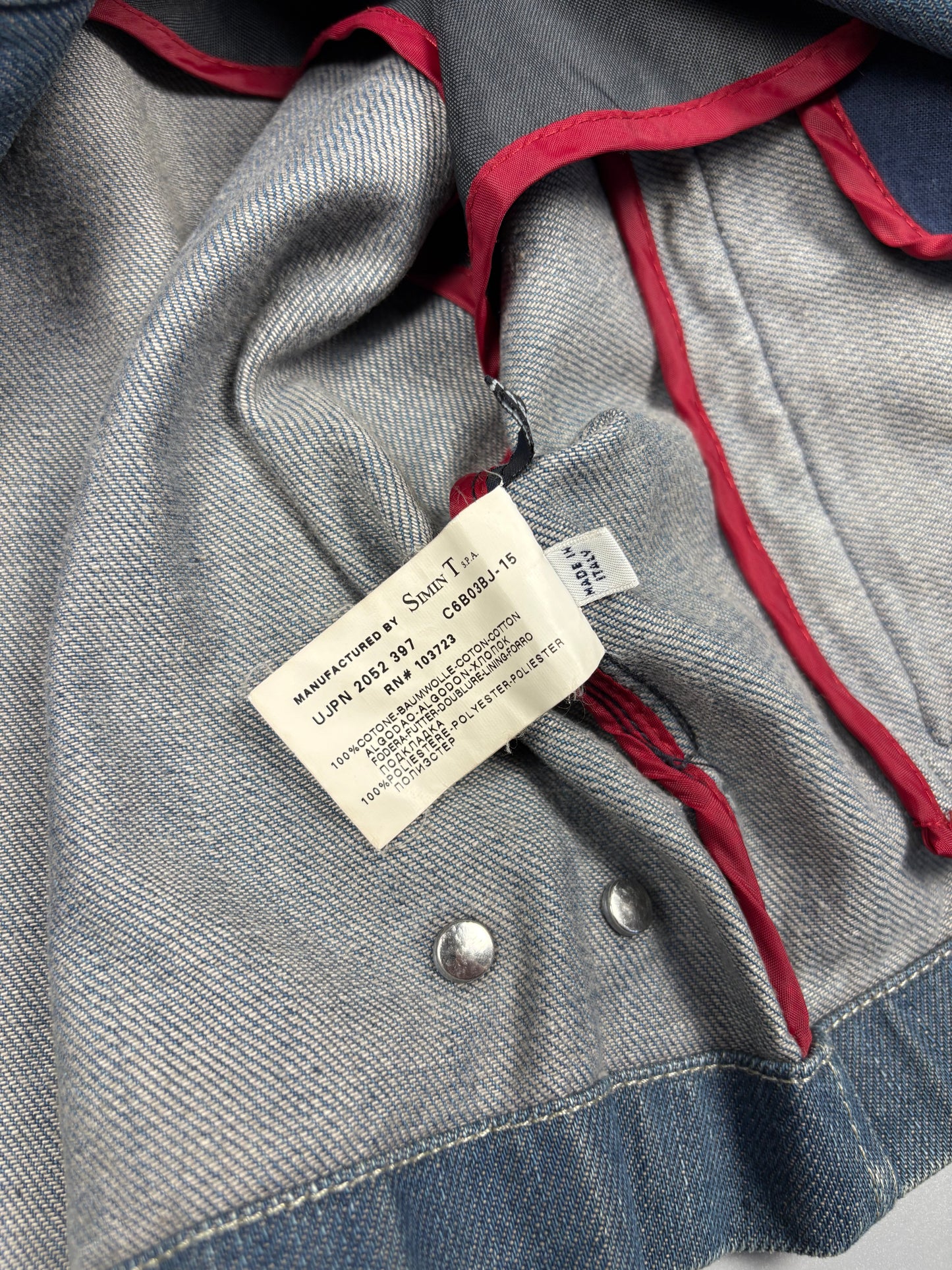 Armani Jeans 2000s Indigo Denim Jacket (S)